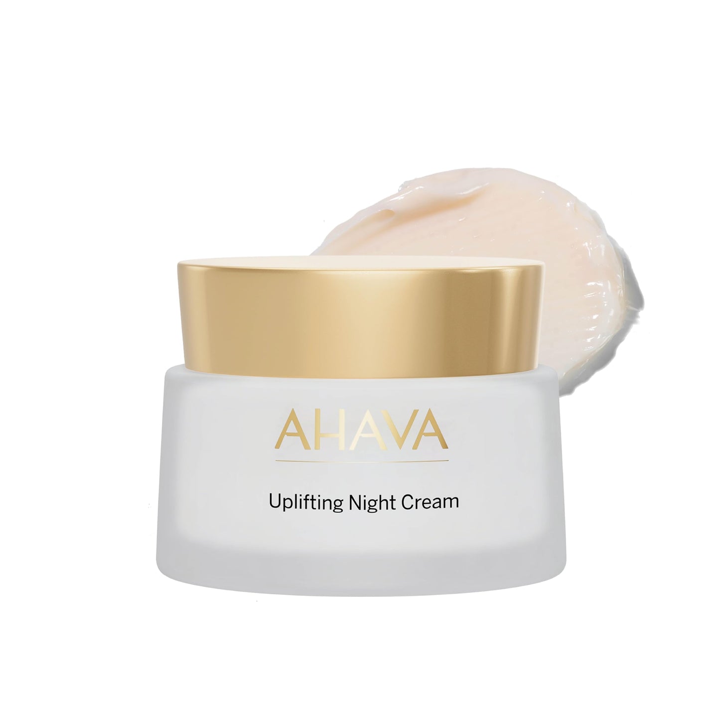 AHAVA Uplift Night Cream - Rich, Melting Night Cream to Lift, Firm & Tighten Skin, Anti-Aging Effect by Reducing Deep Wrinkles, Enriched with Exclusive Osmoter, Tripeptide 38 & Shea Butter, 1.7 Fl.Oz