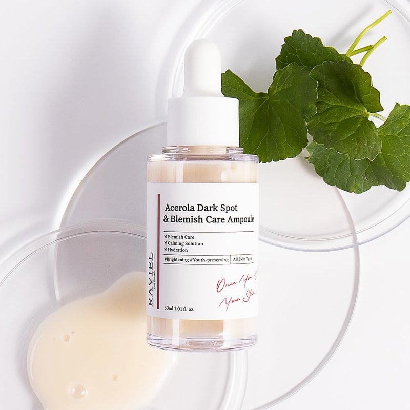 Acerola Dark Spot & Blemish Care Ampoule - Vitamin C Serum for Dark Spots, Uneven Tone & Dull Skin | 30ml (1.01 fl oz)