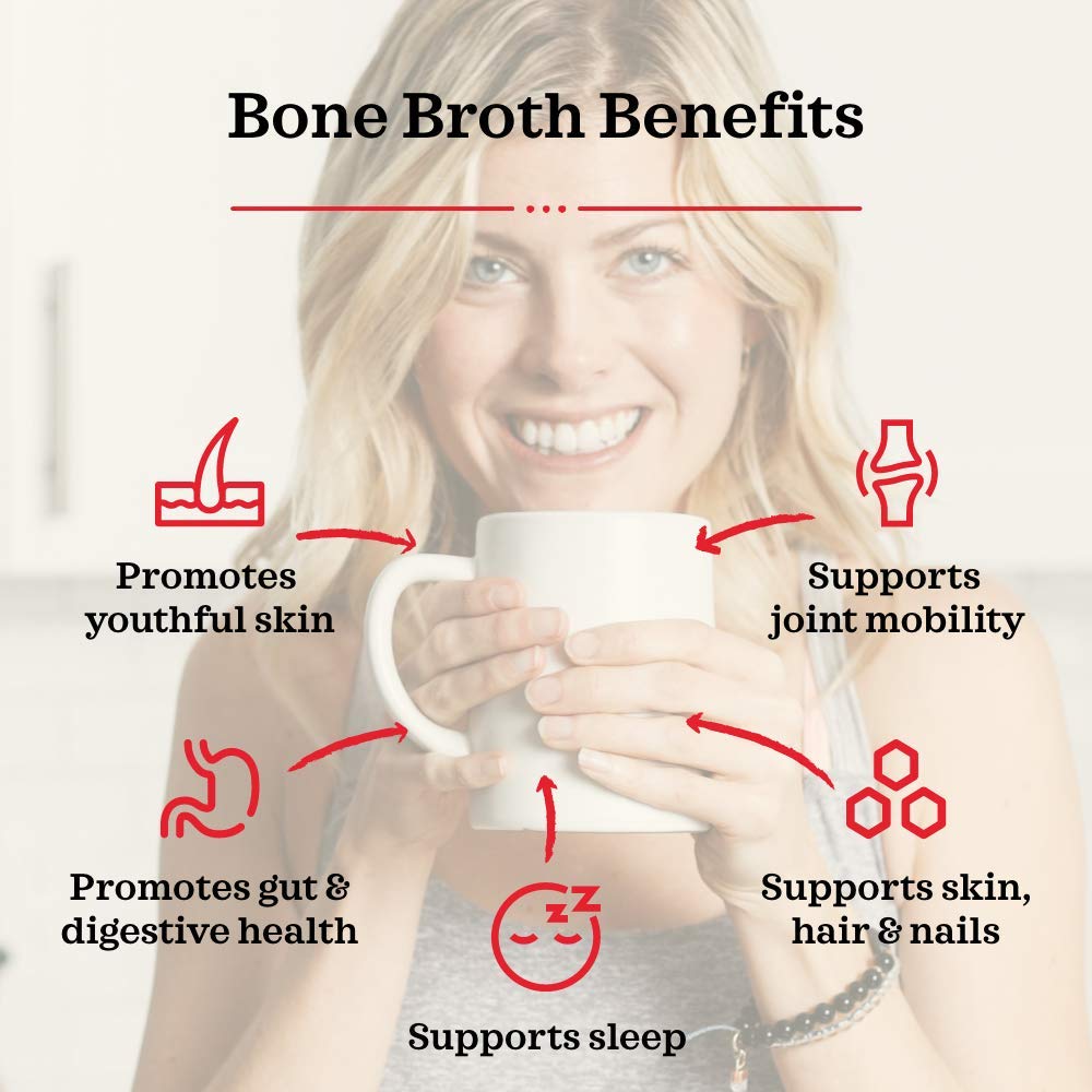 Kettle and Fire Classic Beef and Classic Chicken Beef Bone Broth Variety Pack, Keto, Paleo, and Whole 30 Approved, Gluten Free, High in Protein and Collagen, 4 Pack (32 Ounces)