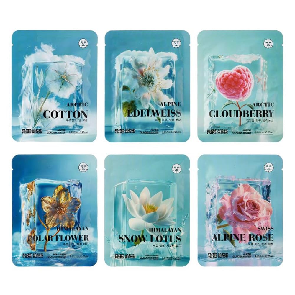 DR.EMMET 12 Pack Hydrating Face Masks, Brightening & Firming Facial Sheet Masks, Moisturizing Spa Skincare for a Revitalized Look, Helps Improve Skin's Appearance