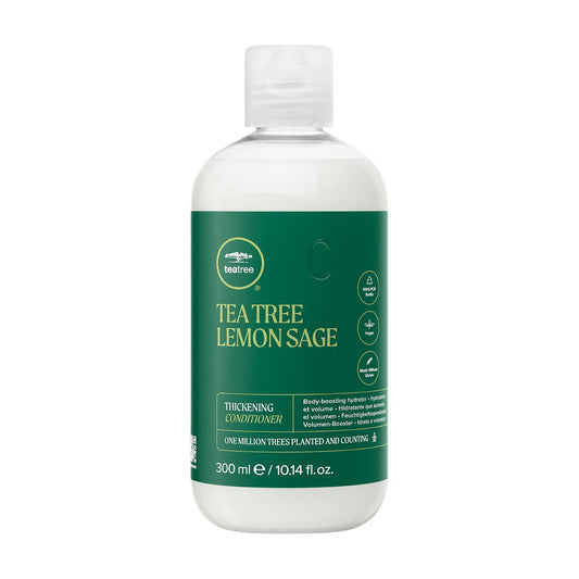 Tea Tree Lemon Sage Thickening Conditioner, Builds Body + Boosts Volume, For Fine Hair, 10.14 fl. oz.