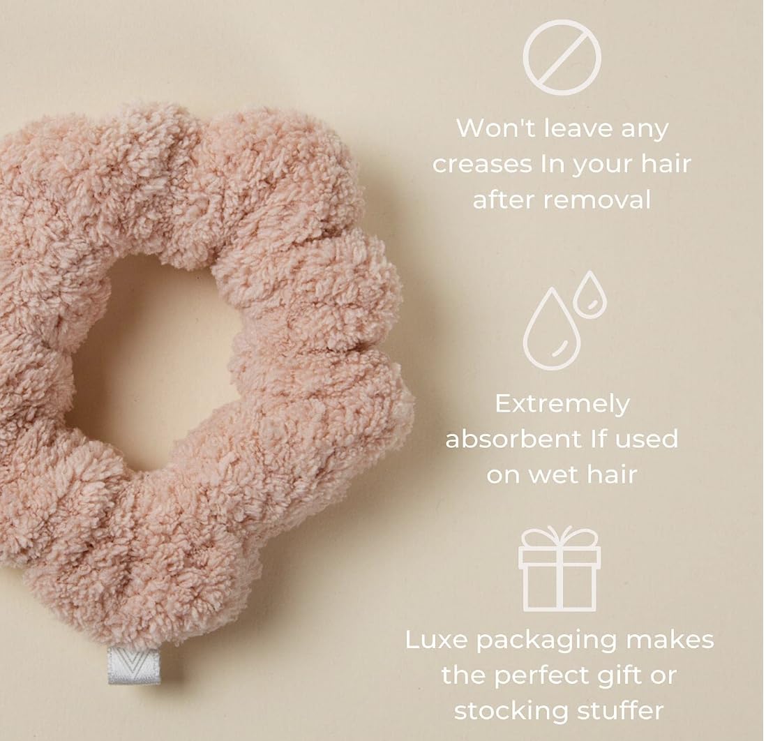 VOLO Spa Headband & Wristbands - Makeup Hair Holder, Stops Water Drips - Bundle
