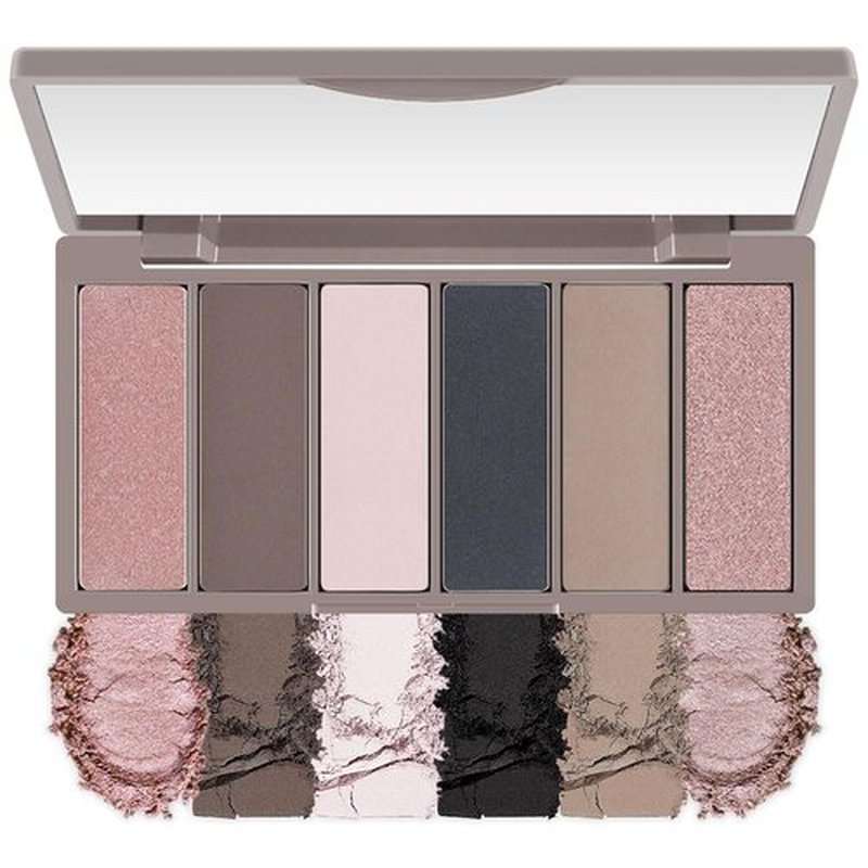 Kaely 6 Color Mini Neutral Eyeshadow Palette Makeup, Highly Pigmented Eye Shadow Palette Waterproof, Natural Matte Shimmer Eye Shadow Palette, paleta de sombras de ojos, Vegan & Cruelty-free, 06