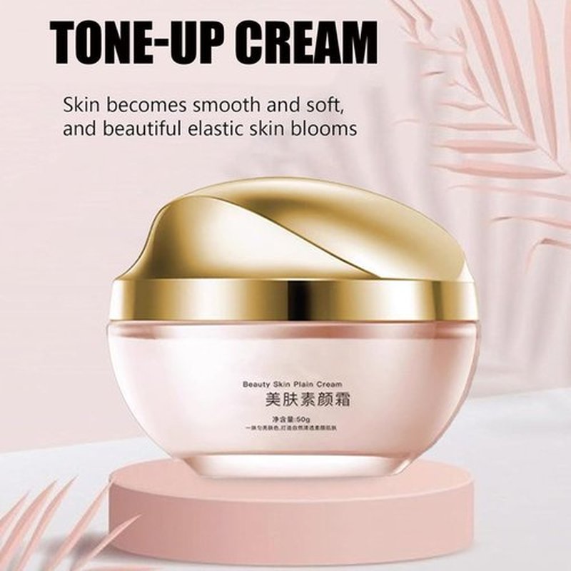 XIRUJNFD Moisturizing Brightening Concealer Smooth Tone Up Cream, Crema De Maquillaje Coreana, Corrector Iluminador Hidratante Crema TóNica Suave (1Pcs)