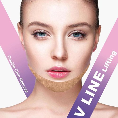 Sfuchin Wrinkle Patches, 160 PCS Face Tape, Pre Cut Kinesiology Full Face Tape for Wrinkles, V Line, Forehead, 11's, Frown, Eye, Lip - Neck Wrinkle Pads, Overnight Used High Elastic Facial Tape
