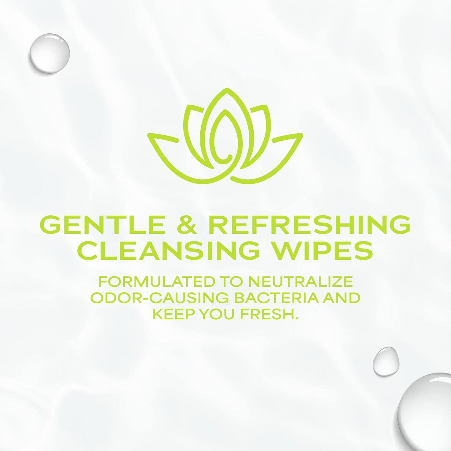 WaterWipes Refreshing Feminine Wipes, Stay Fresh On-The-Go, pH Friendly for Daily Intimate Care, Odor Removal, Gynecologist Approved, Fragrance Free, 112 Count (4 Packs)