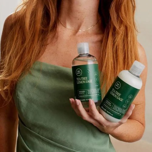 Tea Tree Lemon Sage Thickening Conditioner, Builds Body + Boosts Volume, For Fine Hair, 2.5 fl. oz.