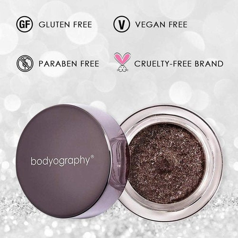 Bodyography Glitter Pigment - Caviar Smoky Brown for Women - 0.105 oz Eye Shadow
