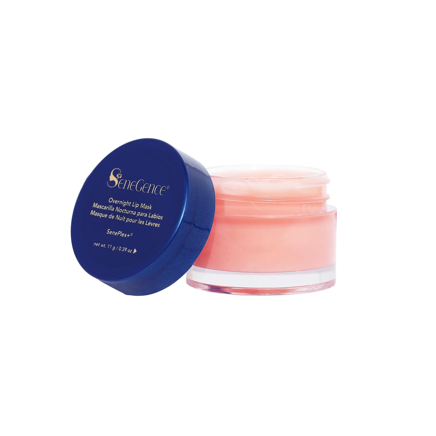 SeneGence Overnight Lip Mask, Soothe and Hydrate Lips for a Plumper and Softer Look to Reduce Fine Lines and Wrinkles with Shea Butter, Vegan, Gluten-Free, Paraben-Free