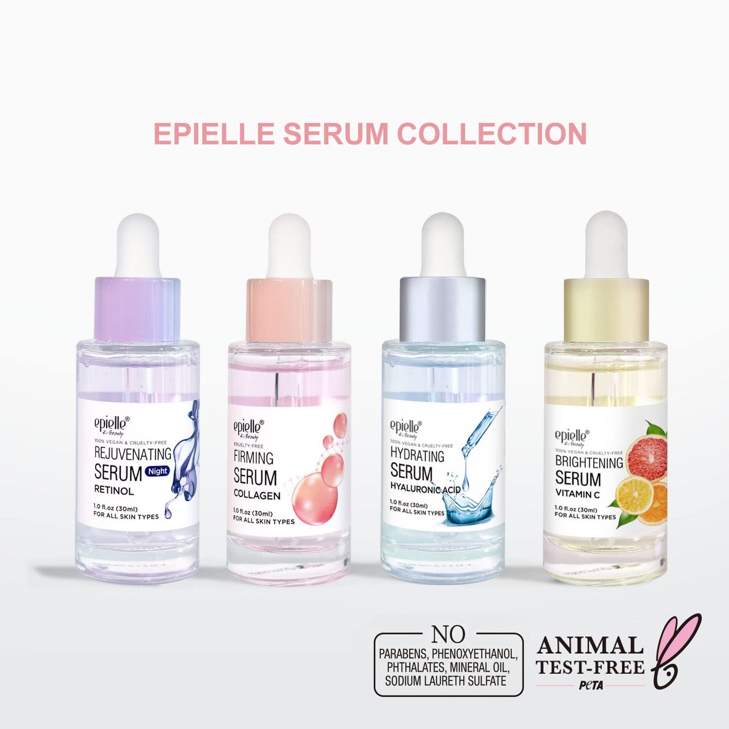 Epielle Retinol Night Serum | Repair, Renew | Targets Fine Lines and Wrinkles | For All Skin Types | 1 Fl Oz | Korean Skincare