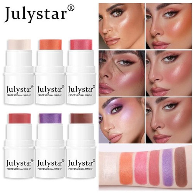 Cream Contour Sticks,Highlighter & Cream Blush Stick,Facial Shaping Makeup Sticks for Women,Face Make Up Sticks,Easy to Sculpt the Face and Create a Lightweight Finishing Makeup (#2, 0.7OZ)