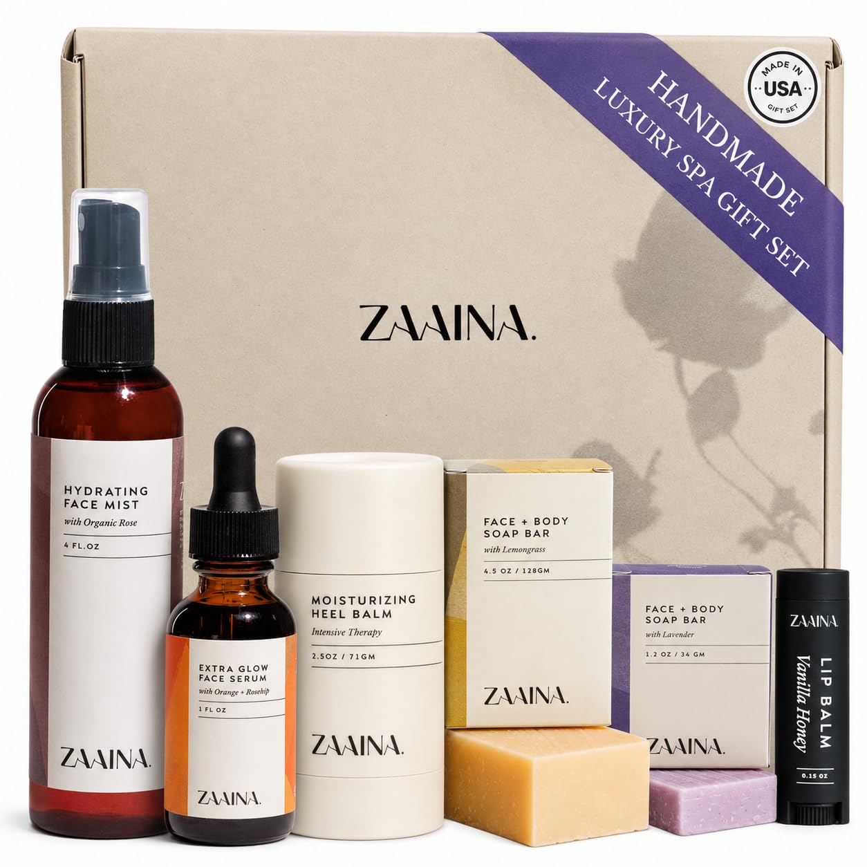 Luxury Spa Gift Basket for Women – Self Care Gifts, Relaxation & Pampering Spa Set, Birthday Gifts for Women, Bath & Body Care Package – USA Made (DELUXE Spa Set)