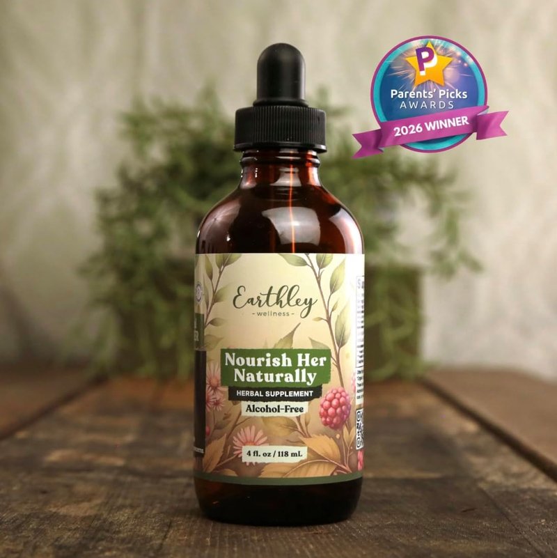 Nourish Her Naturally Liquid Multivitamin - Botanical Blend with Raspberry Leaf & Dandelion | 4oz