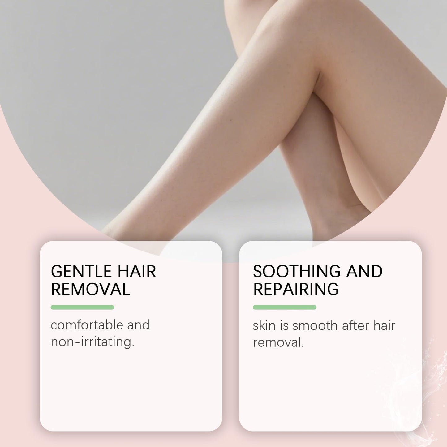 Bare Basic Hair Removal Cream, No Shave Hair Remover for Women, Gentle Formula with Vitamin E & Vitamin B5, Moisturizer and Nurtures Skin, 150ML/5.29FL OZ