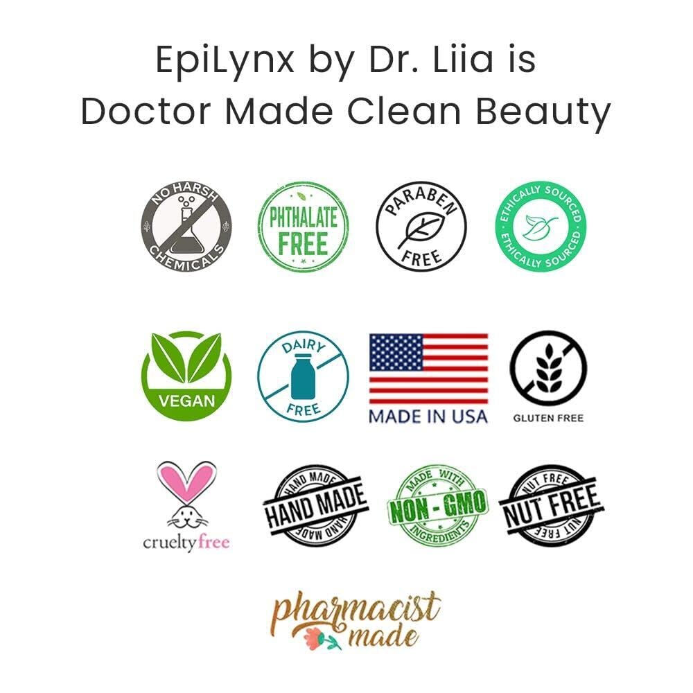 EPILYNX Allergen Free for Sensitive Skin Crystal Anti Aging Daily Skin Care Routine Package Gift Set Kit For Women - Reduces Redness and Dryness by Dr. Liia