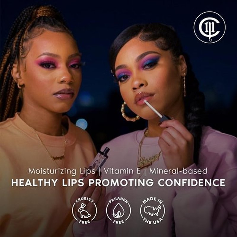 LipMatic Flushing Fuchsia LipShine- Moisturizing Vitamin E Lip Makeup for Women, Beeswax and Natural Organic Ingredients, Long-Lasting Lip Gloss, High-Definition Shine Finish, Cruelty & Paraben Free