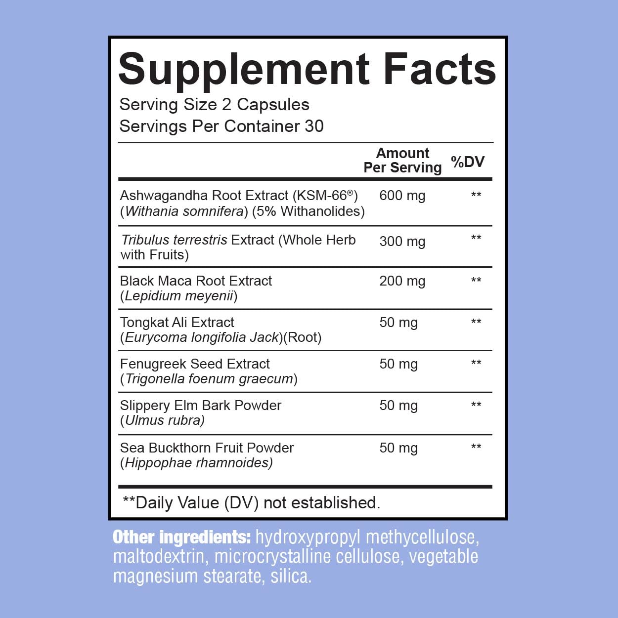 Premium Vaginal Moisture Support Capsules - Vaginal Moisture & Mood, Sexual Function, & Relaxation, Vaginal Dryness, Feminine Wellness & Intimacy, KSM 66 Ashwagandha, Slippery Elm & Maca - 60 Capsules