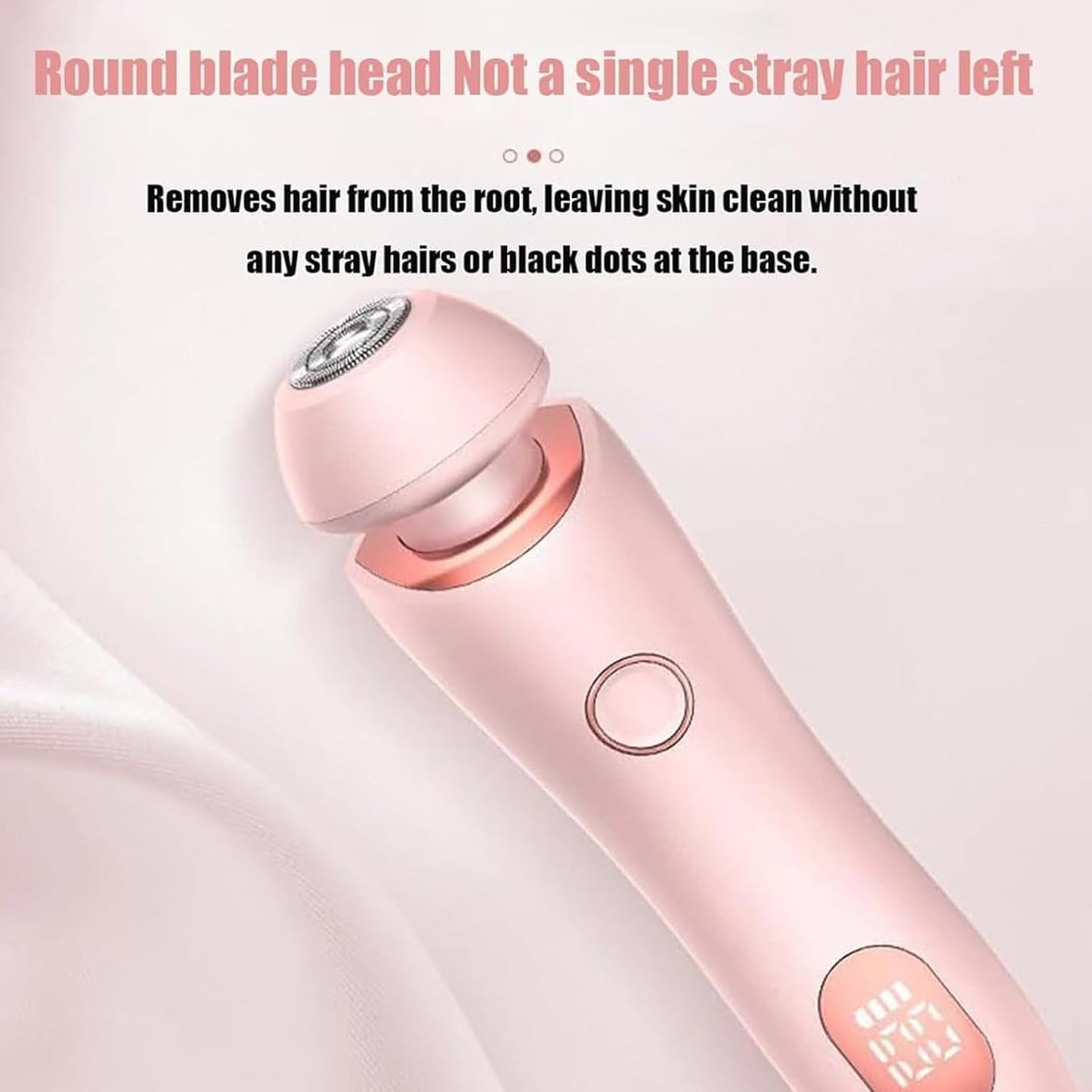 The Glide Pro 3.0 Razor, Razor for Women, 2 in 1 Wet & Dry Electric Waterproof Razor, Painless Hair Removal Removable Head for Bikini Leg Arm Underarm Area (Blue)