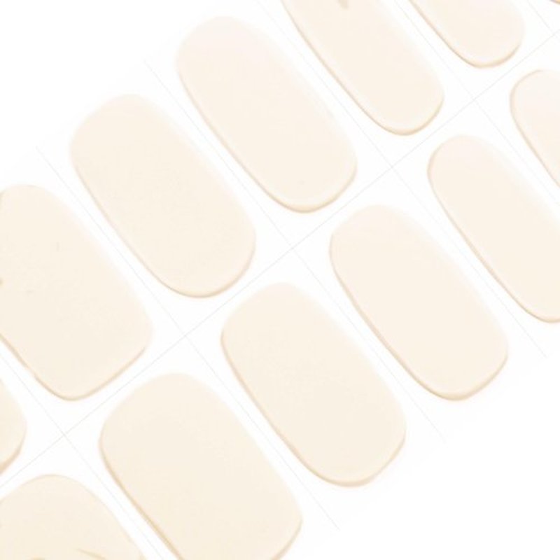GelMala Gel Nail Strips Solid Color Beige Warm White Gel Nail Stickers, Long Lasting, Easy to Apply & Remove -Gel Nail Strips for Nails Manicure Nail Wraps，Easy for begginners (Sand Beige)