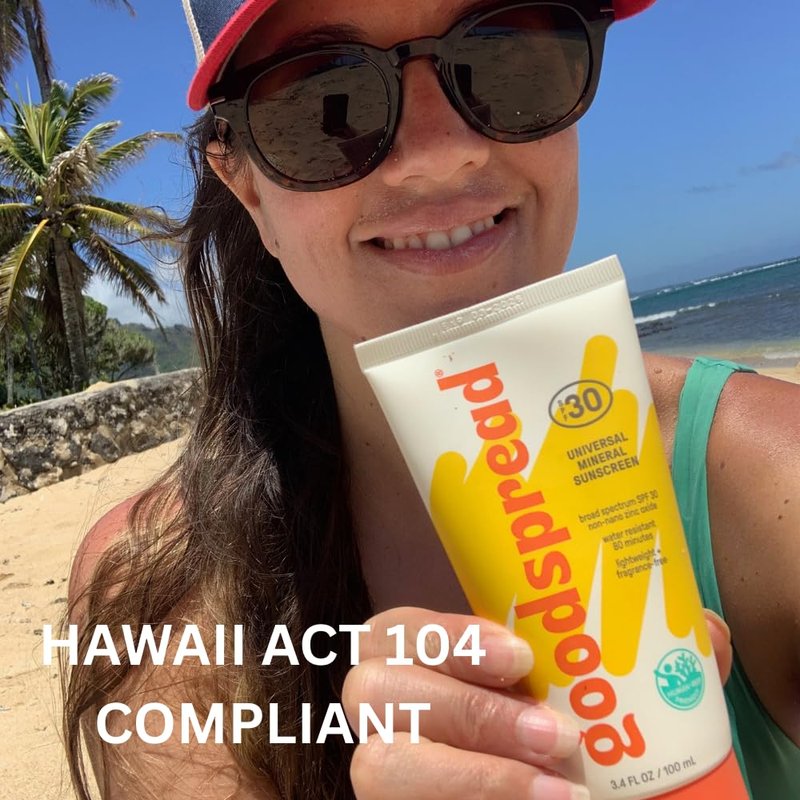 Mineral Sunscreen SPF 50 - Reef Safe, Non-Nano Zinc Oxide | Lightweight, Water-Resistant for Sensitive Skin