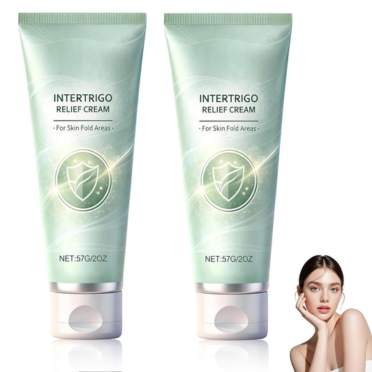 Intertrigo Relief Cream - Soothes Irritated Skin & Supports Comfort | Moisture Management (2-Pack)