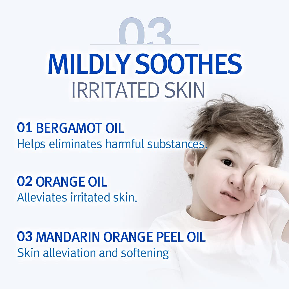 PYUNKANG YUL ATO Nourishing Baby Oil - Premium Natural Oil - 6 Moisture Barriers Eliminating Dryness - Sweet Almond Sunflower seed and Olive Oil - Calming Irritated Baby Skin - Bergamot Oil 6.42 Fl oz