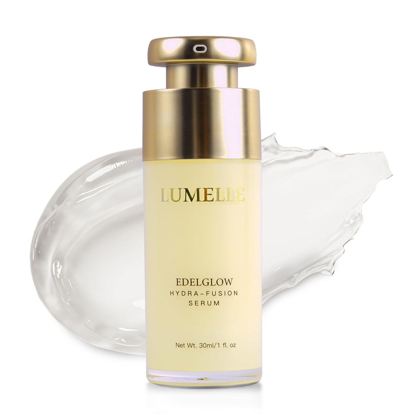 LUMELLE Facial Serum with Natural Edelweiss for Intense Hydration & Skin Barrier Repair, EdelGlow Hydra-Fusion Serum for Dry, Sensitive, Mature Skin