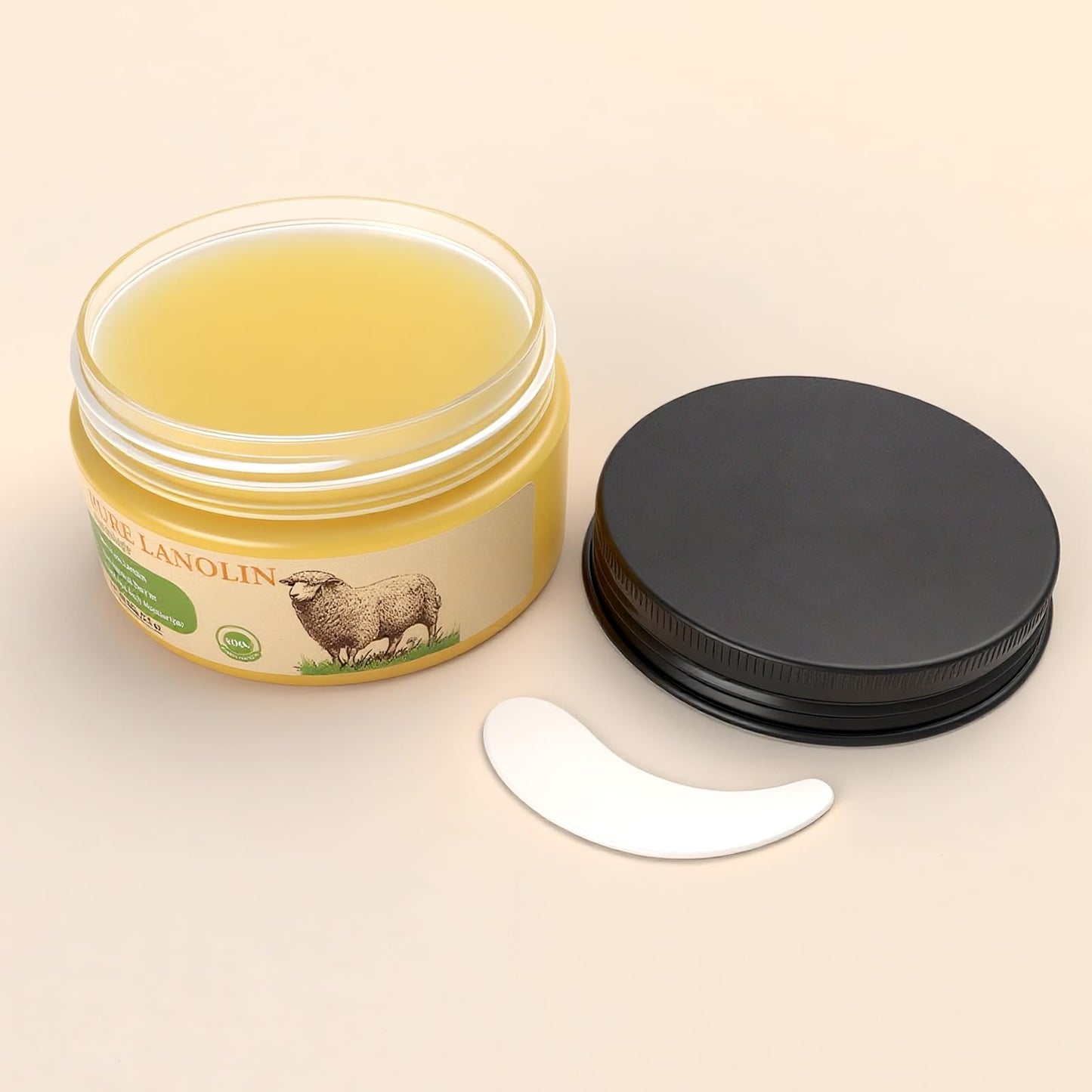 YURHERSU Pure Lanolin Face Balm, Skin Moisturizing Cream, Firming Soothing Improving Skin Creating Protective Film Anti-wrinkle, Daily Moisturizer Face Cream Fights Dry Skin For SkinCare