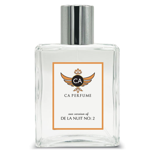De La Nuit No. 2 Unisex Amber Vanilla Eau De Parfum - Long Lasting 3.4 Fl Oz (100ml)