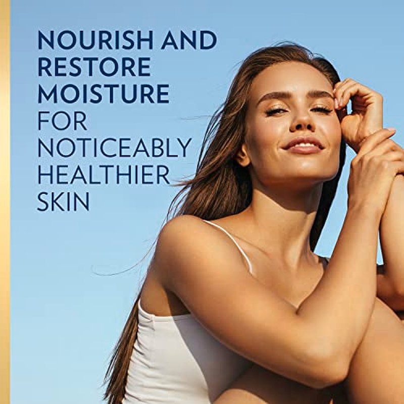 Vaseline Intensive Care Body Lotion Nourishing Moisture 4 Count for Dry Skin, with Ultra-Hydrating Lipids + Pure Oat Extract 20.3 oz