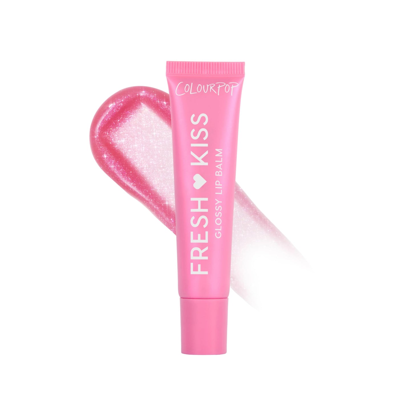 ColourPop Fresh Kiss Glossy Lip Balm - Hydrating Lip Care Enriched with Peptides + Hyaluronic Acid - Pearlescent Shimmer Finish - Vegan + Cruelty-Free - Raspberry Crème (0.49 oz)