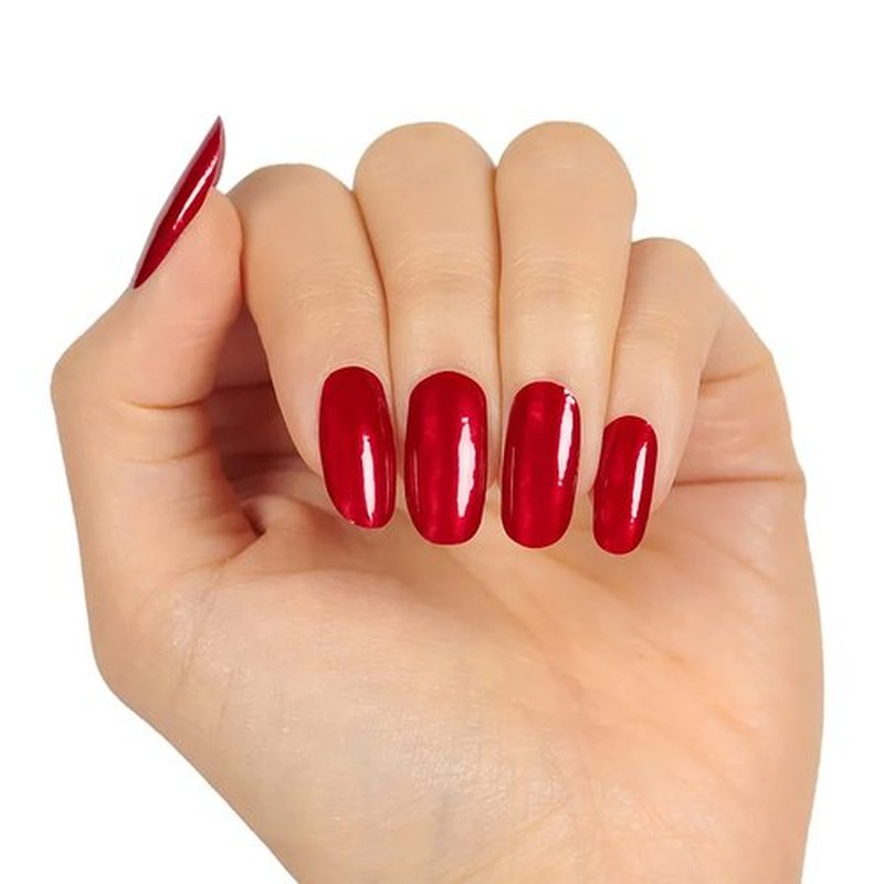 Bad Blood - Color Street Nail Strips (Halloween 2021) Scarlet Red FMS126