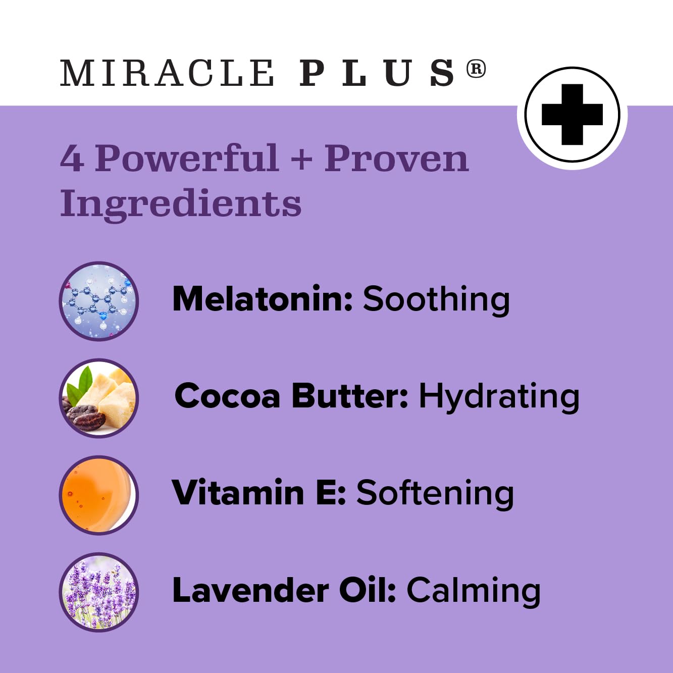 Miracle Plus Melatonin Night Cream Skin Care With Lavender & Chamomile + Magnesium Leg Cream, Massage Topical Night Body Lotion Into Skin To Help Promote Better Rest, (2-Pack)