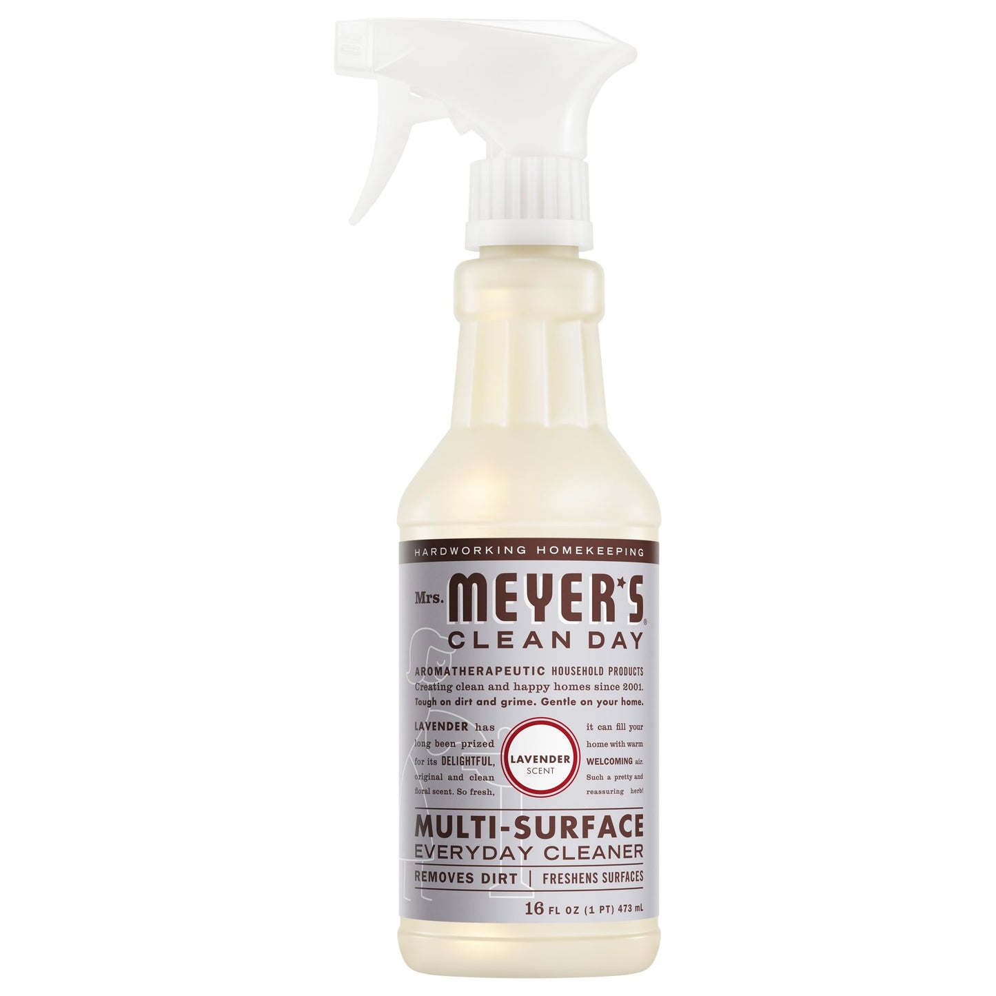 MRS. MEYER'S CLEAN DAY All-Purpose Cleaner Spray, Lavender, 16 fl. oz