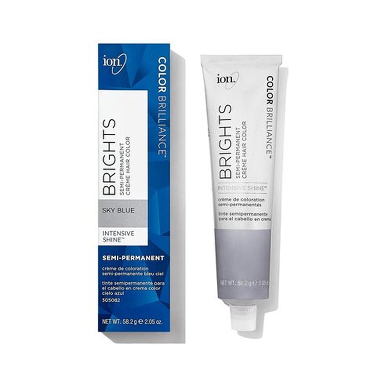 Ion Sky Blue Semi Permanent Hair Color Sky Blue