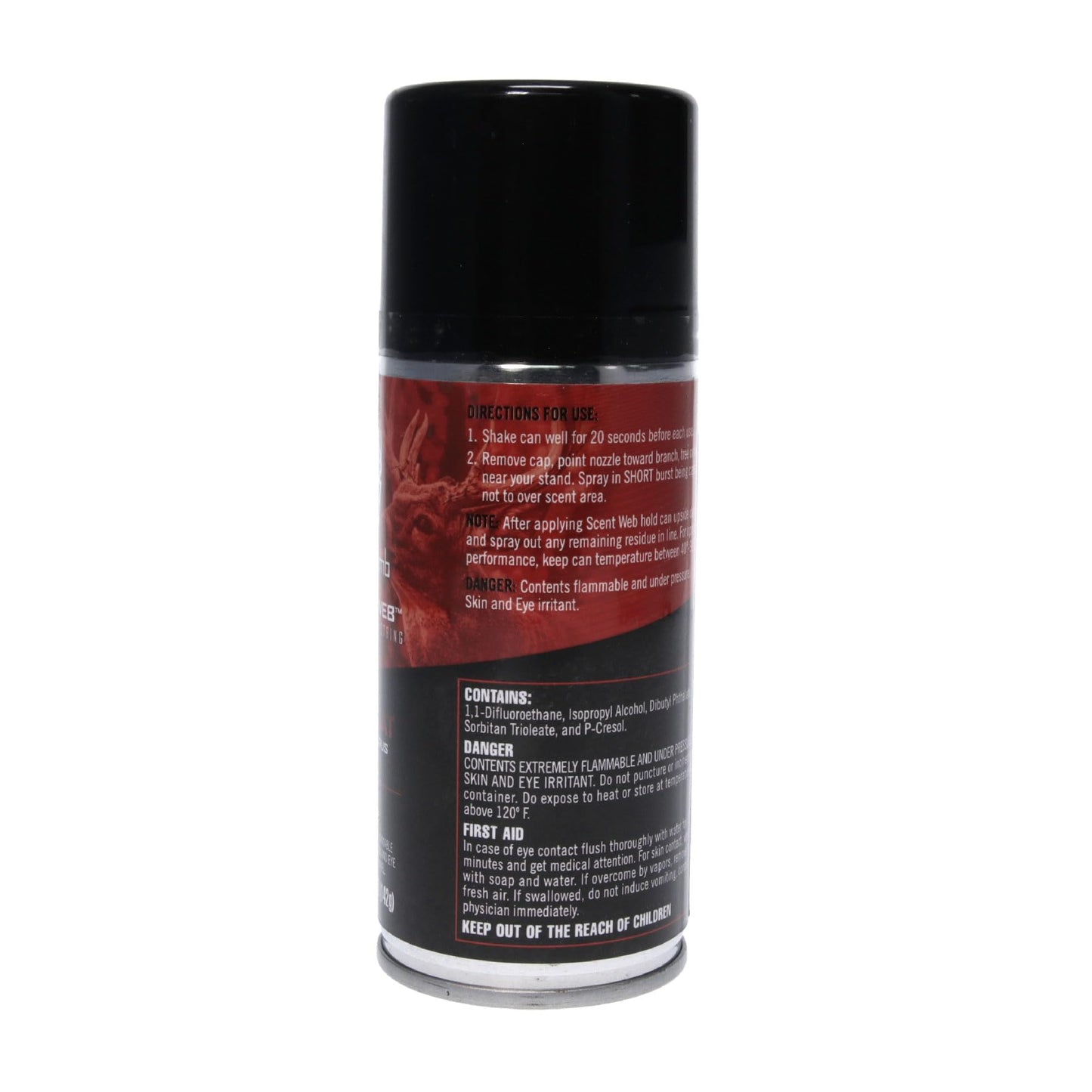 Hunters Specialties Buck Bomb Scent Web Scented Foam String | Hunting Pre/Post Rut Formula Scent Attractant Aerosol Spray, 5 Oz (142g), SHE Heat