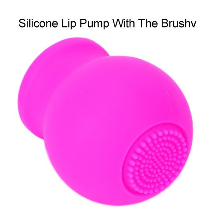 Lip Plumper Device, Lip Makeup Lip Enhancement Device Beauty Mouth Beauty Tool Quickly Face Clean Massage Lip Suction Device Silicone Lip Pumps Lip Plumping Device Lips Enhancer(pink)