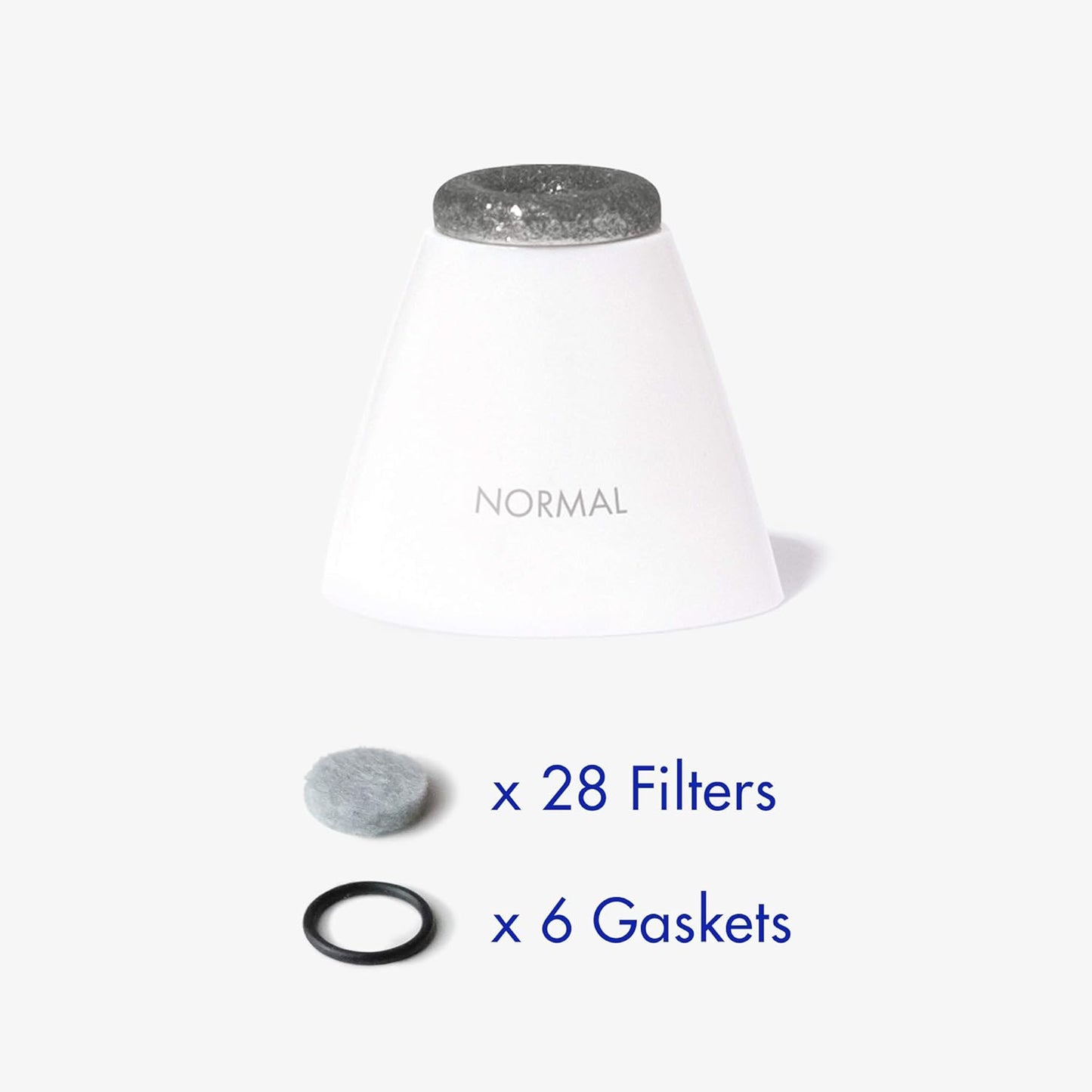 Exfora Microdermabrasion Replacement Filters - Diamond-Encrusted Head & 28 Filters for Glowing Skin | Complete Kit