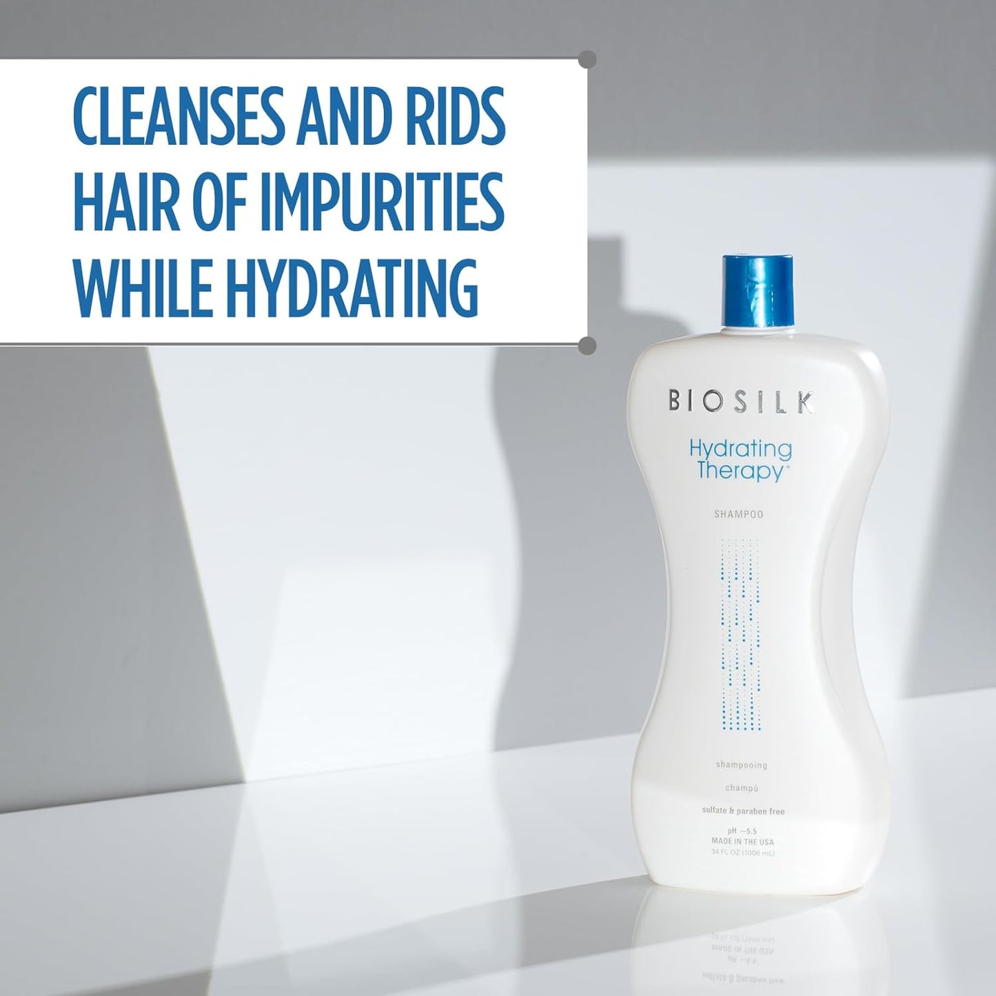 Biosilk Hydrating Therapy Conditioner 34oz - Moisturizing & Nourishing Formula