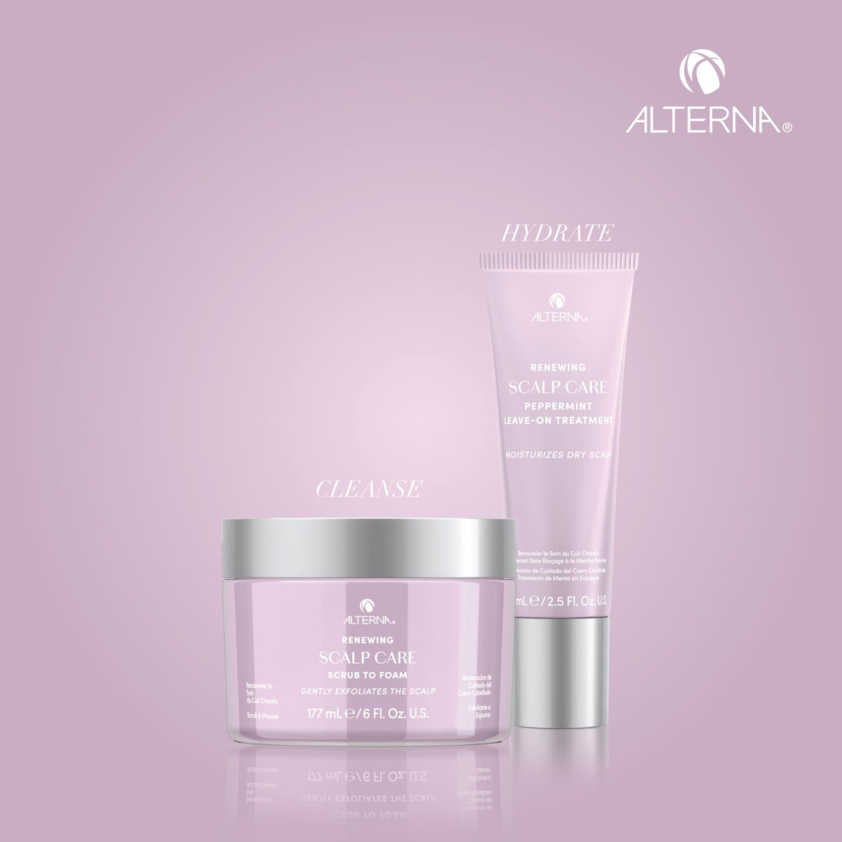 Alterna Haircare Renewing Scalp Care Peppermint Leave-On Treatment, 2.5 Fl Oz Lightweight, Fast Absorbing to Moisturize and Invigorate