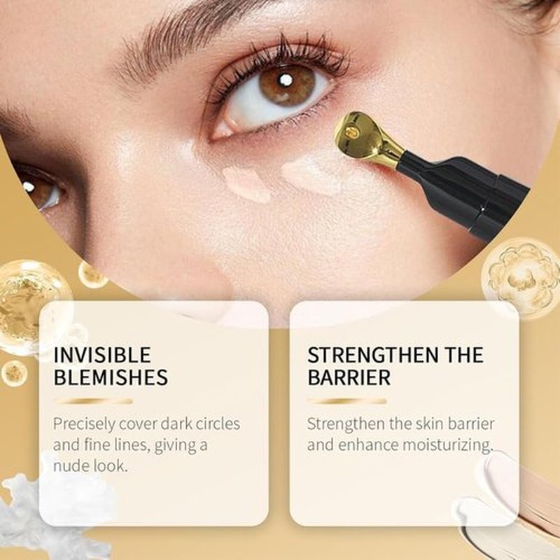 Luminous Eye Corrector Spf 41,Under Eye Concealers for Dark Circles, Drtmology Luminous Eye Corrector, Anti-Aging Tinted Eye Cream, Hydrating Eye Serum with Peach Undertone (2pcs Natural)