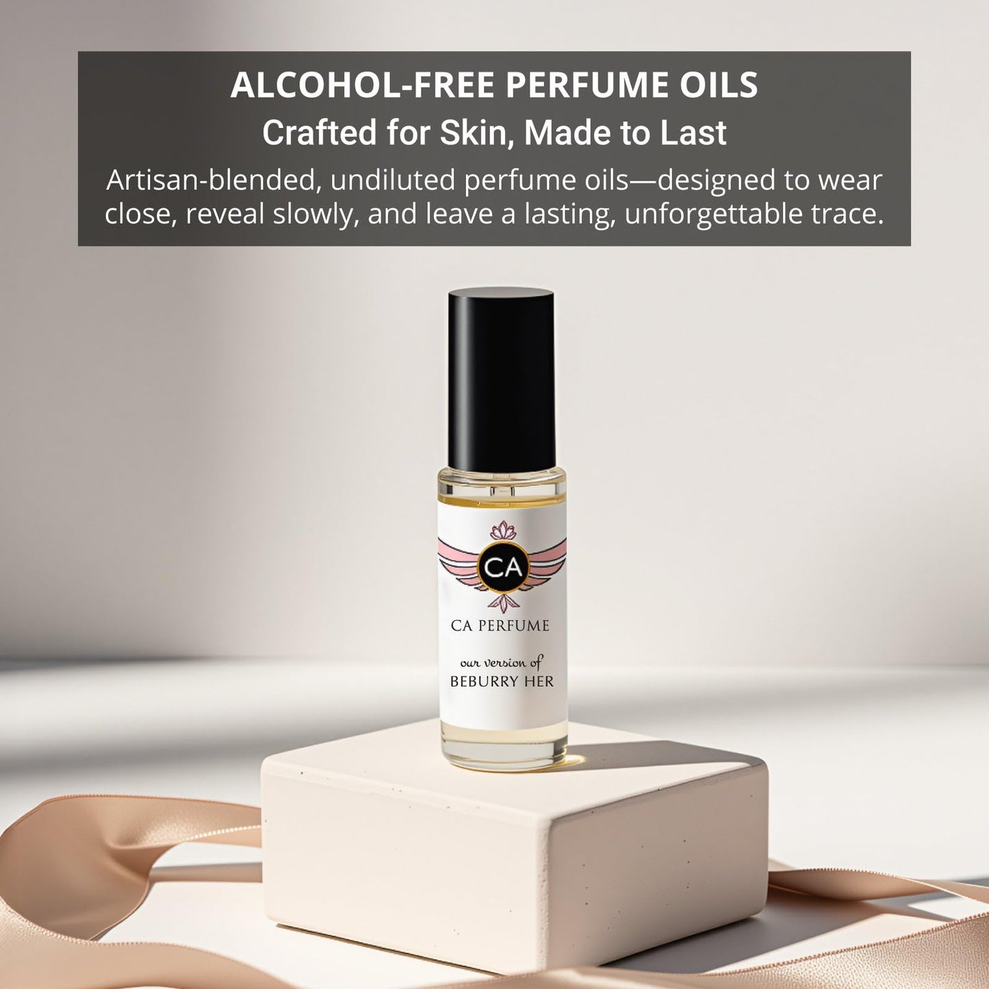 CA Perfume Amber Rouge Saffron Fragrance Body Oil For Women & Men Roll On 0.33fl oz / 10ml