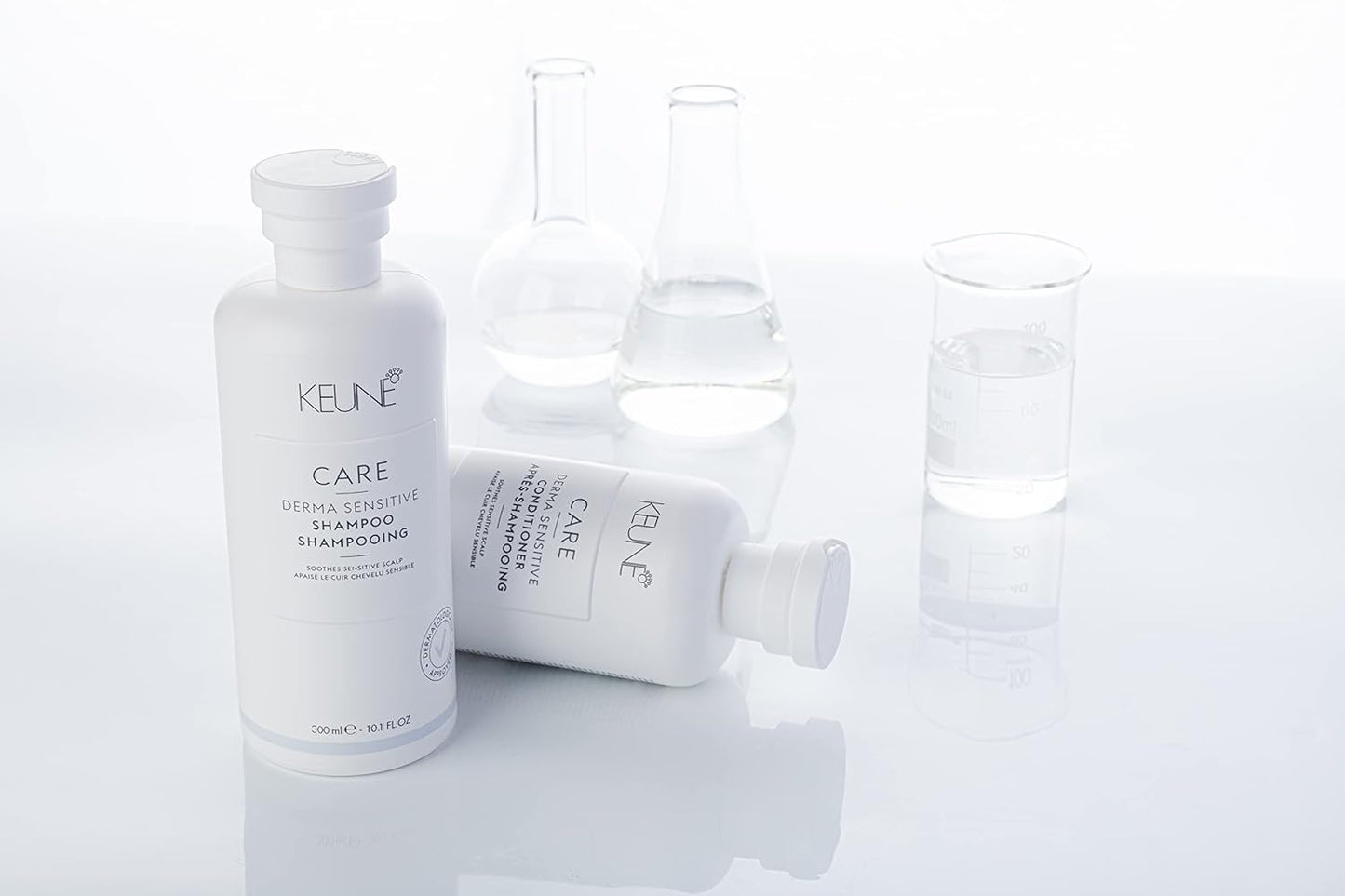 Keune Care Derma Sensitive Shampoo - Soothing Allergen-Free Cleanser for Dry Scalp, 10.1 Fl Oz