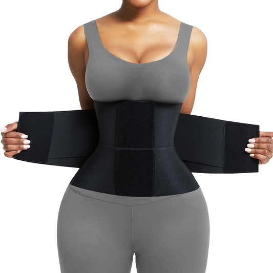 Waist Trainer Belt - Tummy Control Body Shaper for Men & Women | Adjustable Ab Cincher