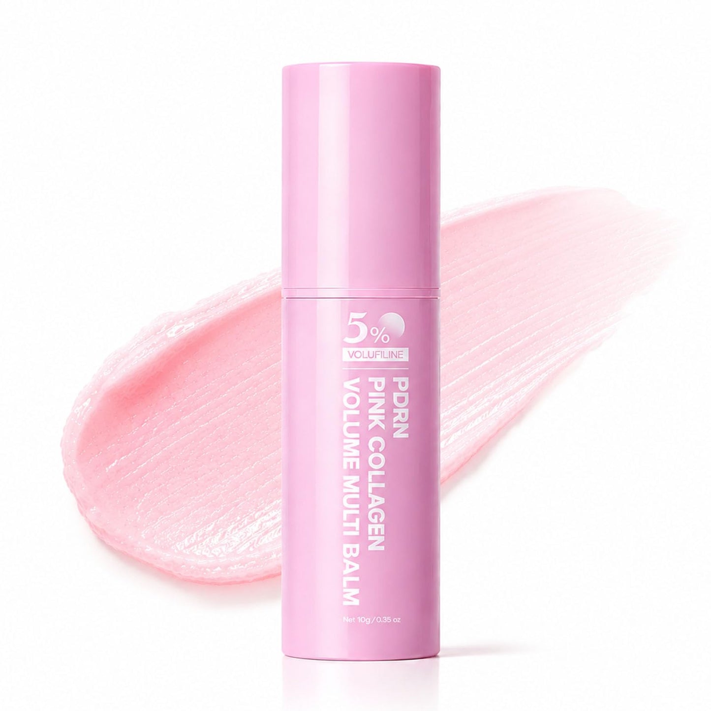 Seolys PDRN Pink Collagen Volume Multi Balm - Hydrating Skin Stick for Face, Lips, Eyes & Neck, All-in-One Smoothing Balm with Volufiline, Makeup Base, Travel-Friendly, Nourishes for Healthy Glow