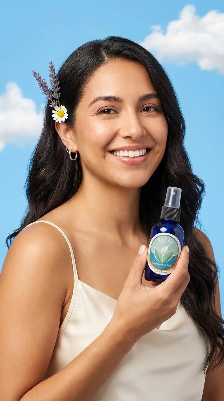 REKAB Mineral Oil Magnesium Spray - Magnesium for Sleep with Pure Magnesium Glycinate - Soothe and Relax with Natural Magnesium Oil Spray - 100% Pure & Natural