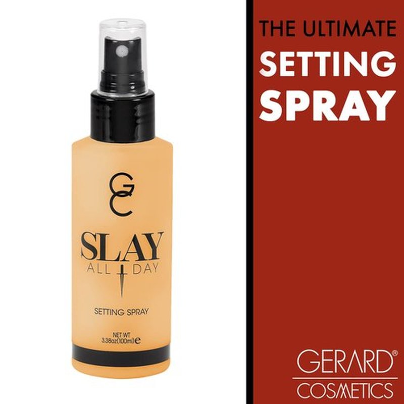 Gerard Cosmetics Slay All Day Makeup Setting Spray | Dreamsicle Scented | Matte Finish with Oil Control | Cruelty Free, Long Lasting Finishing Spray, 3.38oz (100ml)