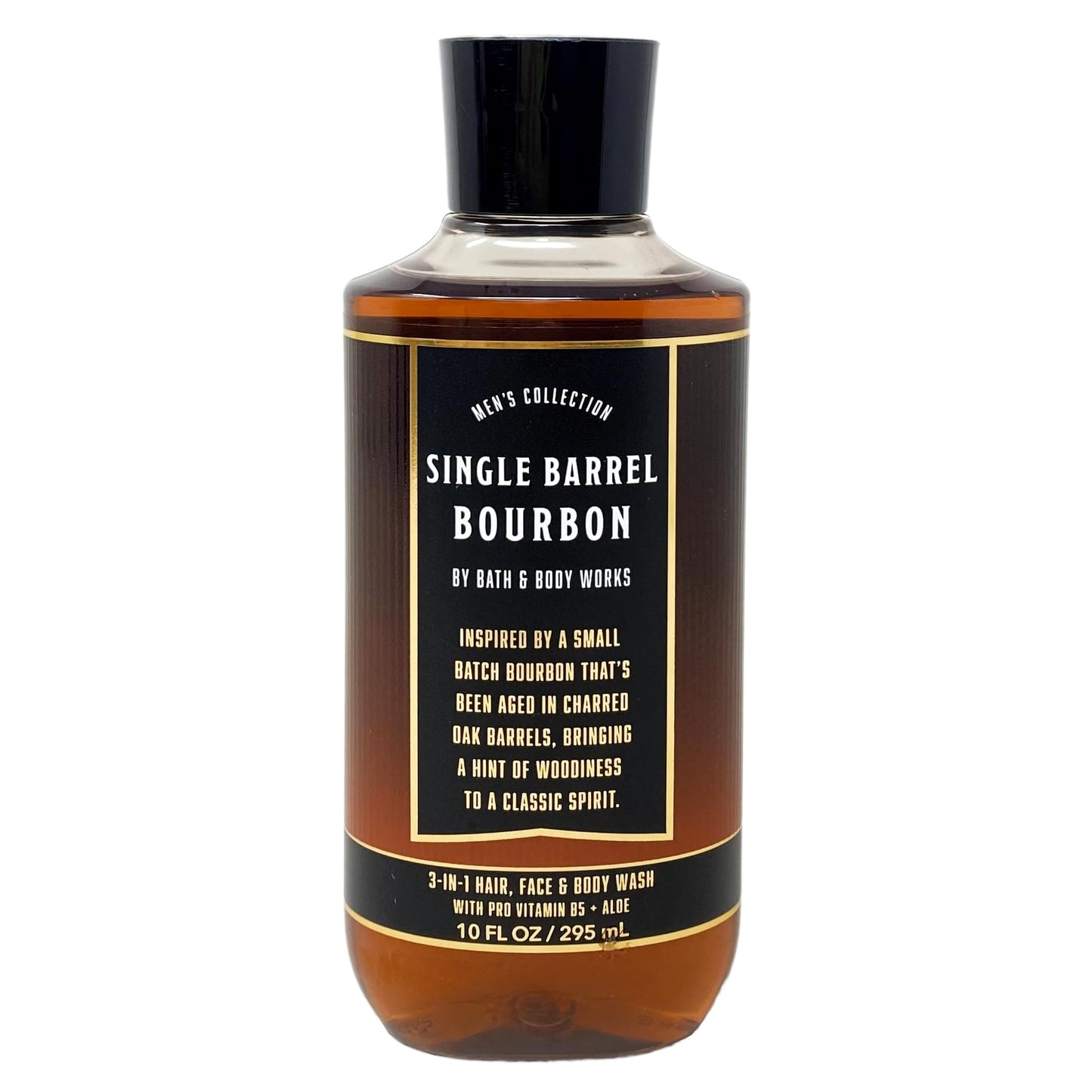 Bath & Body Works Men's Collection Single Barrel Bourbon 2 Pack Body Wash Bundle with a Clay Baby Bar Soap