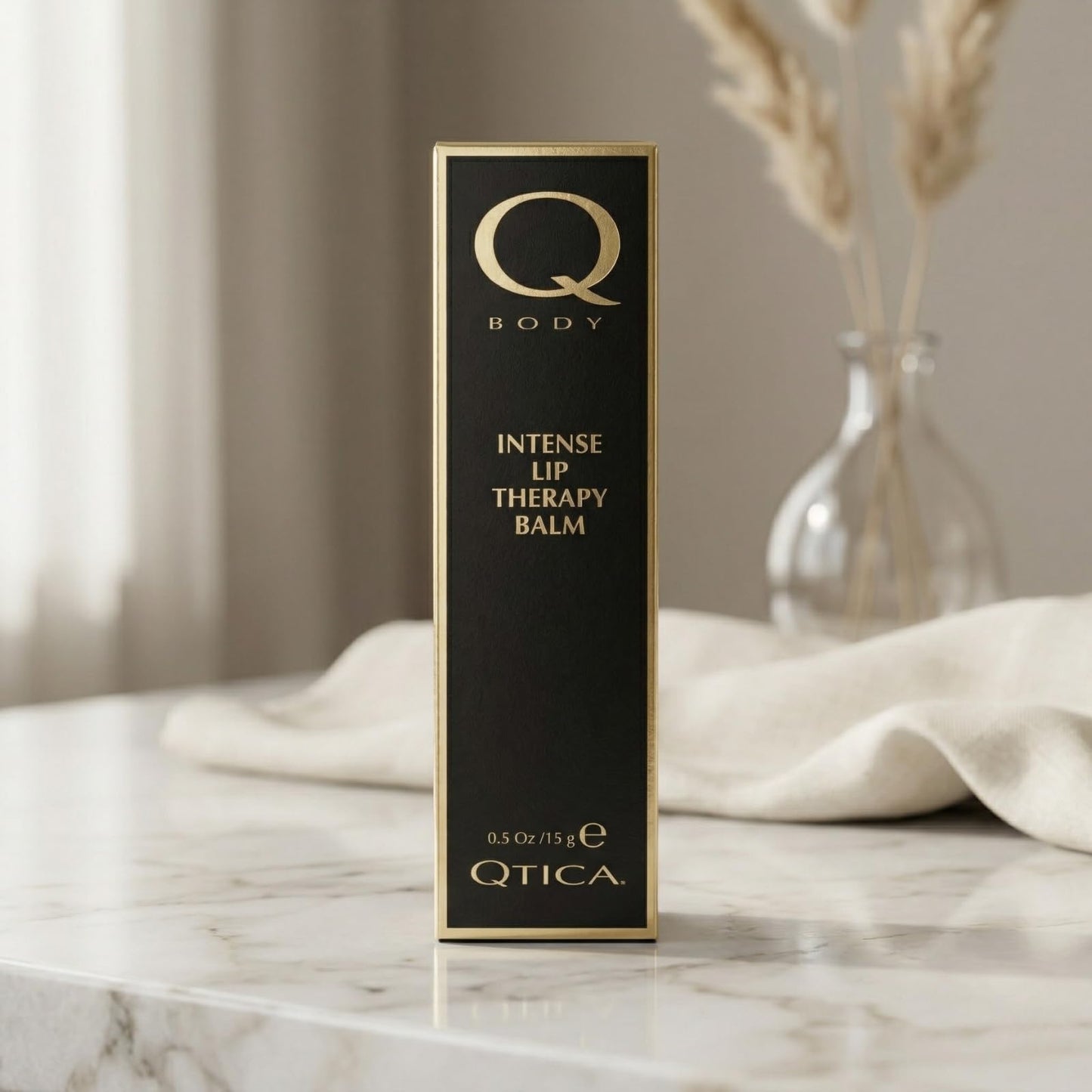 Qtica Intense Lip Repair Balm - Set of 1 by QTICA Beeswax Smooth Creamy Texture Restorative Lip Gel for Dry, Chapped Lips Instant Hydration, Softness