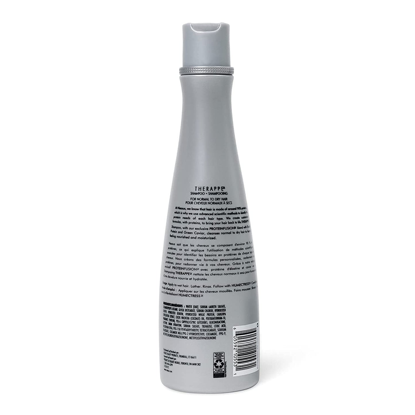 Nexxus Therappe Shampoo for Dry Hair - Ultimate Moisture, Silicone-Free, 2 Count (13.5 oz Each)
